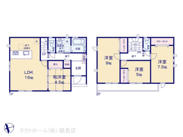 グラファーレ4118横浜市保土ヶ谷町５棟の見取り図