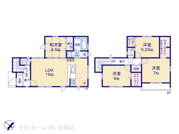 グラファーレ4233柏市豊住４期１棟の見取り図