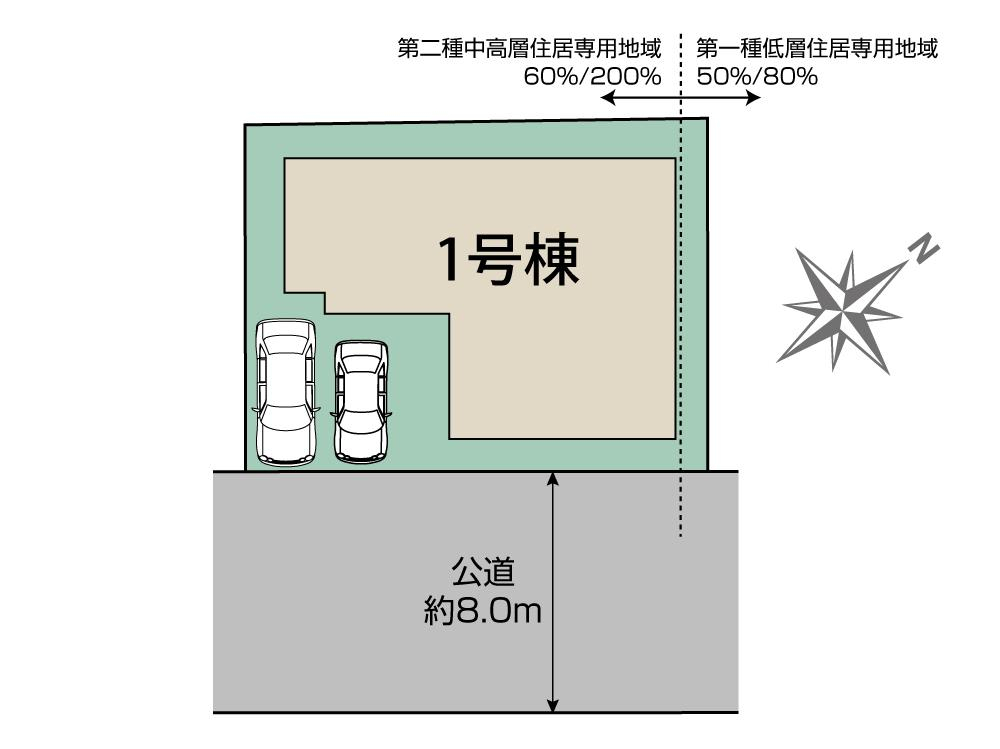 ブルーミングガーデン札幌市北区新琴似６条９丁目１棟の見取り図