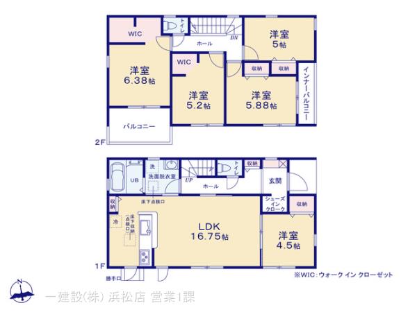 リーブルガーデン中央区寺脇町２期の見取り図