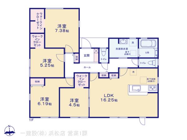 リーブルガーデン湖西新居町新居１４期の見取り図