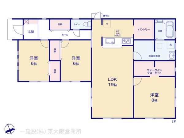 リーブルガーデン河南町大宝の見取り図