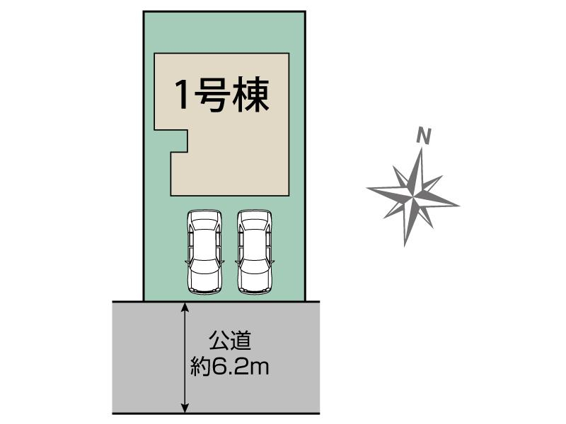 ブルーミングガーデン広島市安佐南区安東５丁目２期１棟の見取り図