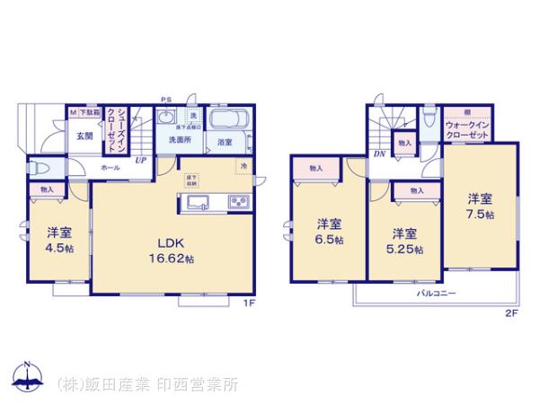 ハートフルタウン稲毛区天台Ⅱの見取り図