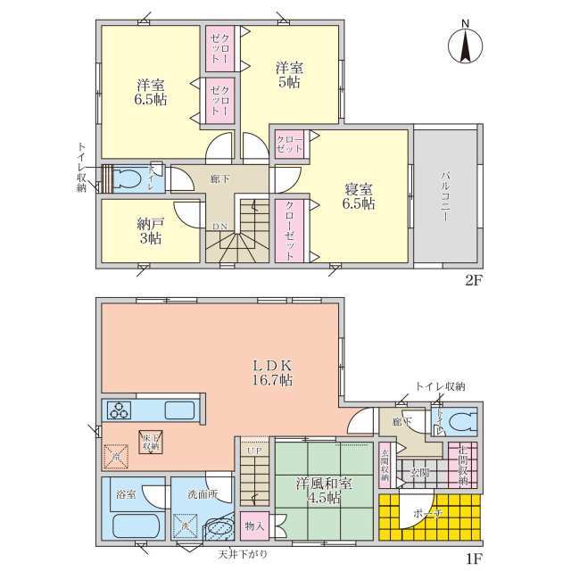 クレイドルガーデン枚方市長尾谷町 第1の見取り図