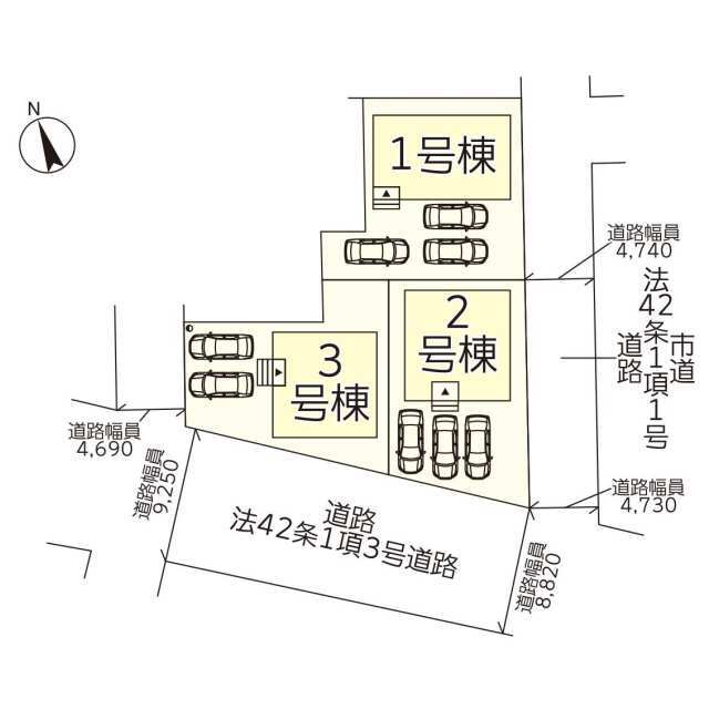 クレイドルガーデン大分市徳島 第5の見取り図