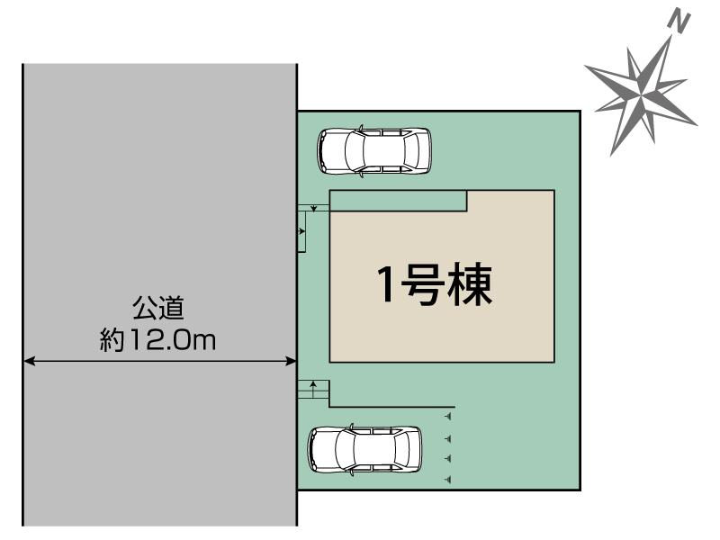 ブルーミングガーデン仙台市泉区北高森１棟の見取り図