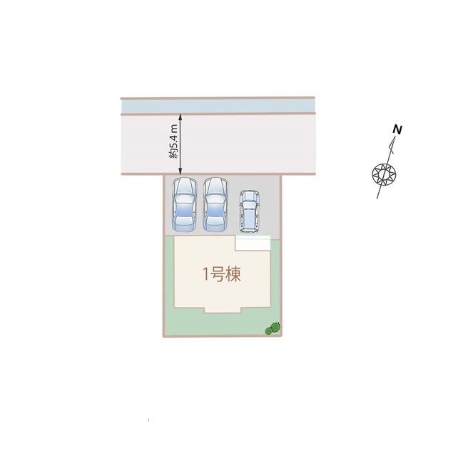ハートフルタウン(名)春日井市堀ﾉ内町北2期の見取り図