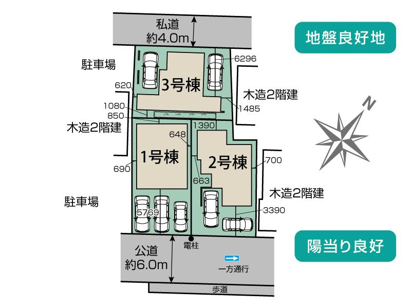 ブルーミングガーデン桶川市泉２丁目４期３棟の見取り図