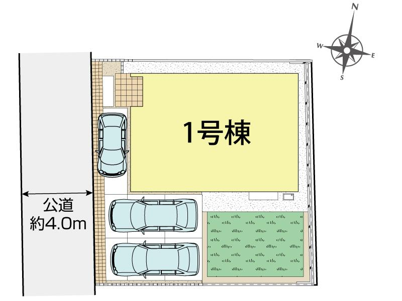 ブルーミングガーデン横須賀市粟田２丁目１棟の見取り図