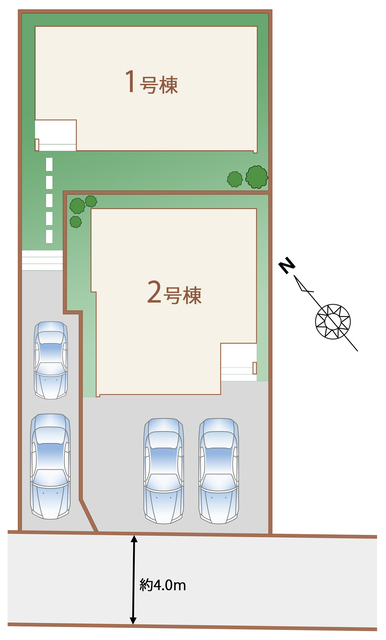 ハートフルタウン八千代市大和田新田の見取り図