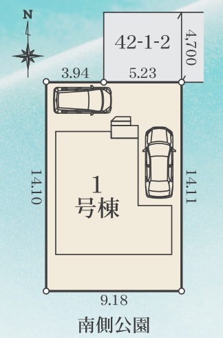 リナージュ厚木酒井２４－１期の見取り図