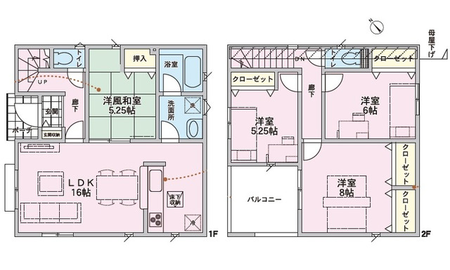 クレイドルガーデン広島市安佐北区大林 第5の見取り図