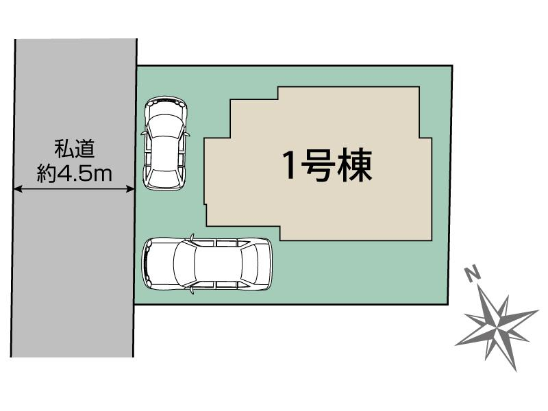 ブルーミングガーデン八王子市横川町１棟の見取り図