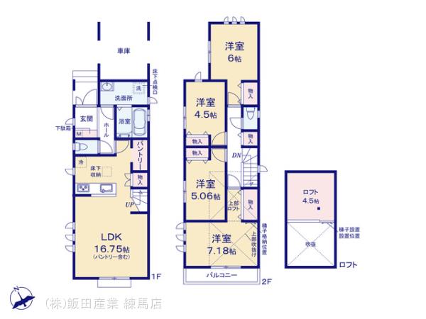 ハートフルタウン東久留米市前沢4丁目Ⅱの見取り図