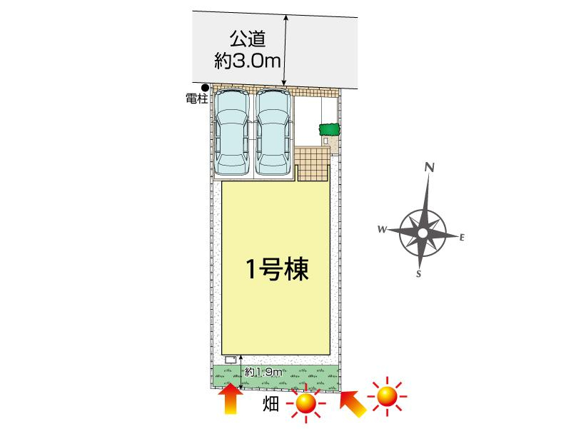ブルーミングガーデン茅ヶ崎市香川６丁目１棟の見取り図