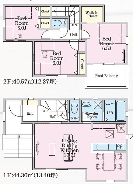 リナージュ奈良市七条西町２３－１期の見取り図