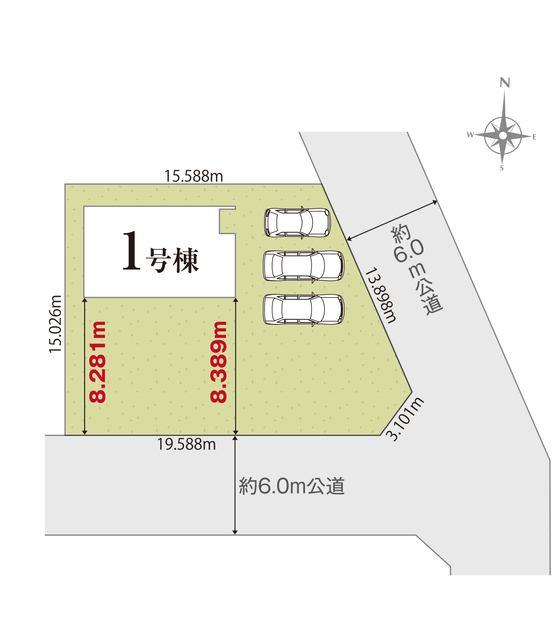 リナージュ市原青葉台７丁目２４－２期の見取り図