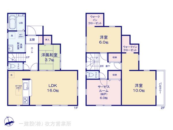 リーブルガーデン門真市大池町の見取り図