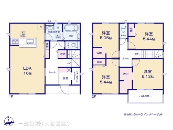 リーブルガーデン西尾市平口町の見取り図
