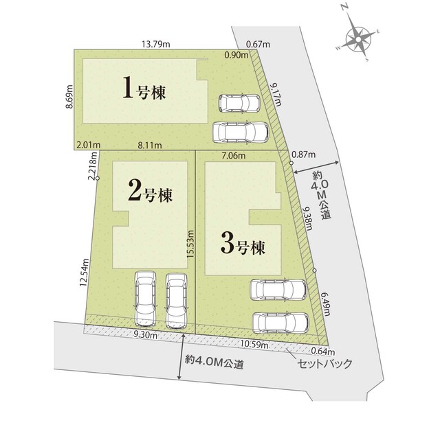 リナージュ館山市北条２３－３期の見取り図