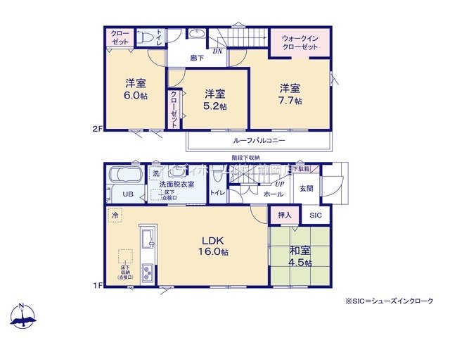リナージュ富士鈴川西町２４－１期の見取り図