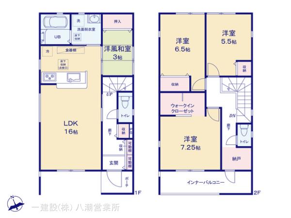 リーブルガーデン野田市桜台2期の見取り図