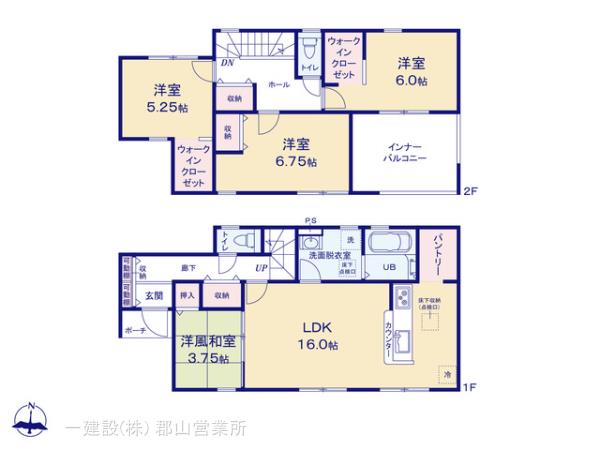 リーブルガーデン方木田第15の見取り図