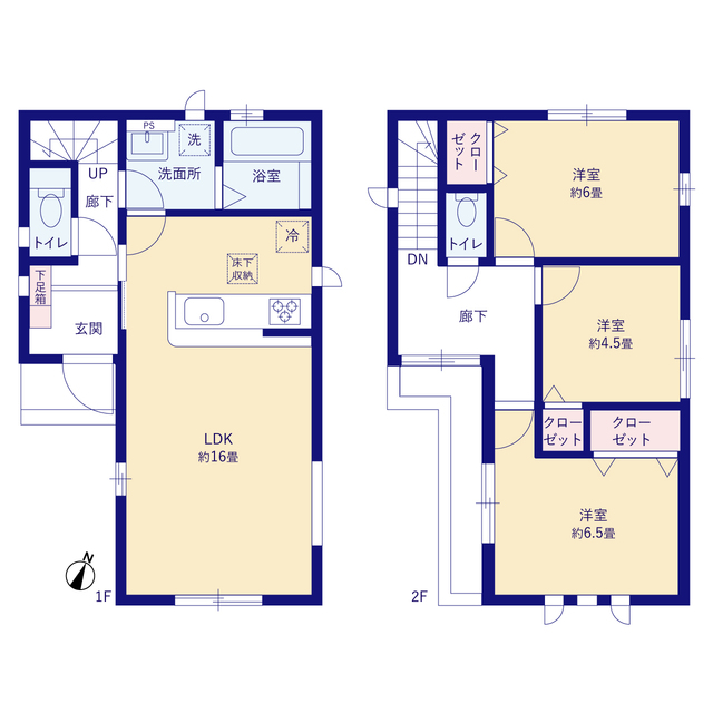 グラファーレ4215市川市菅野２期３棟の見取り図
