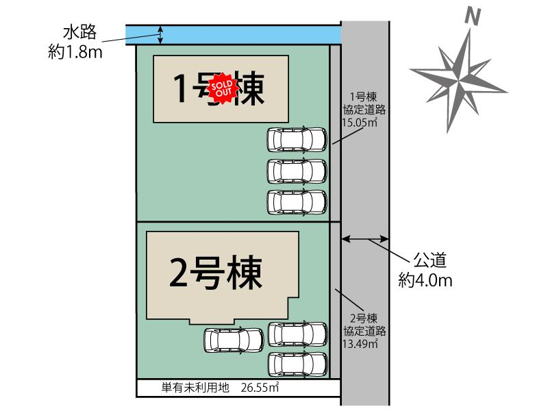 ブルーミングガーデン熊谷市広瀬２棟の見取り図