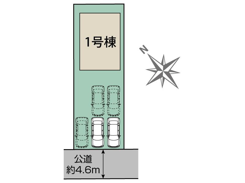 ブルーミングガーデン北九州市小倉北区片野５丁目１棟の見取り図