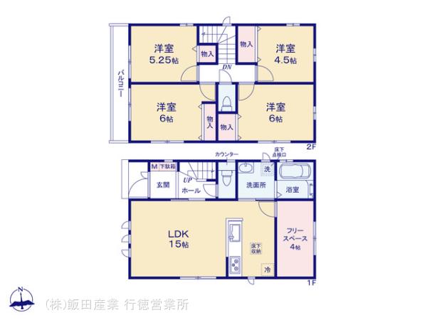 ハートフルタウン船橋市西習志野3丁目の見取り図
