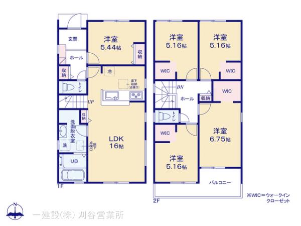 リーブルガーデン知多市つつじが丘第２の見取り図