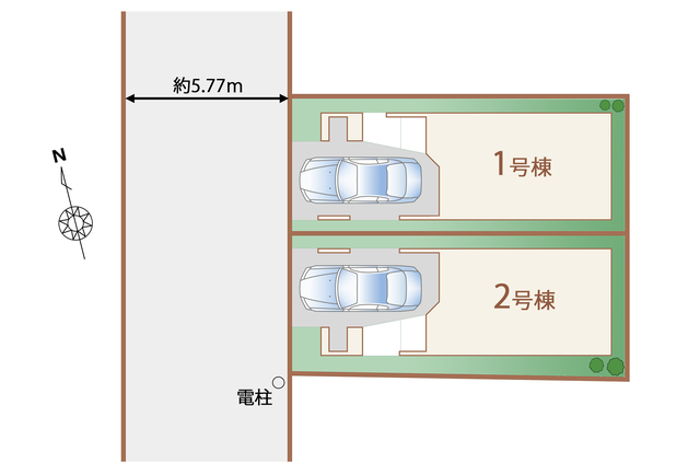 ハートフルタウン川口市川口の見取り図