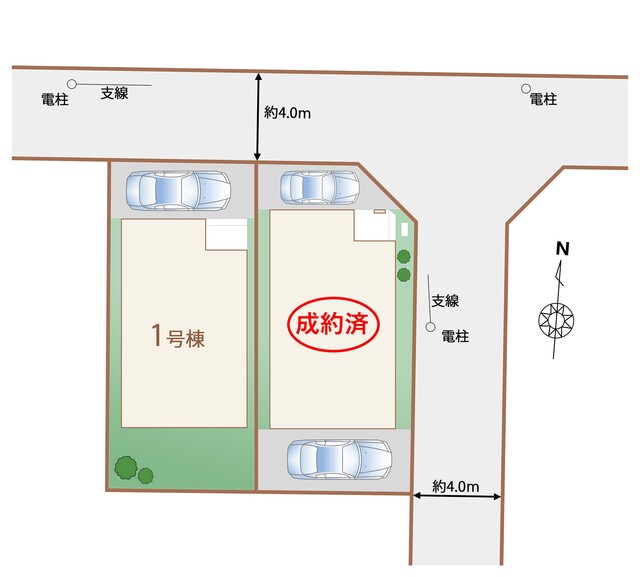 ハートフルタウン川口市源左衛門新田の見取り図