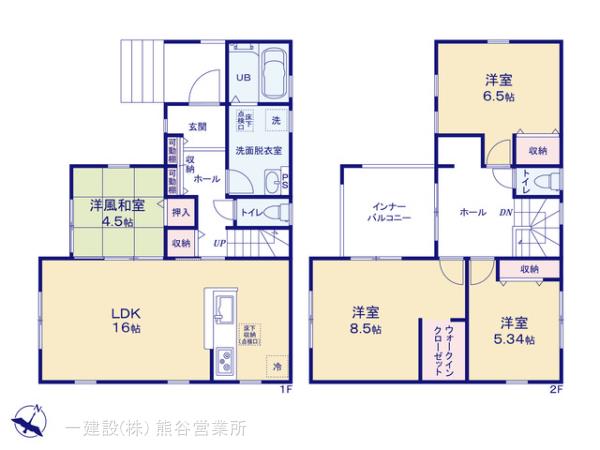 リーブルガーデン桶川下日出谷の見取り図