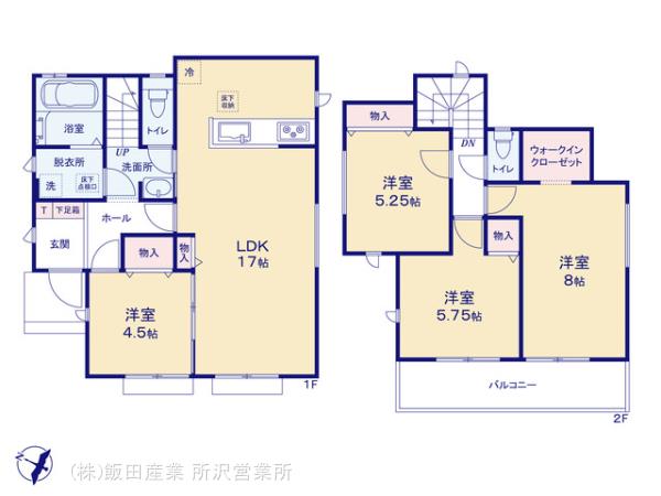 ハートフルタウン川越鯨井の見取り図