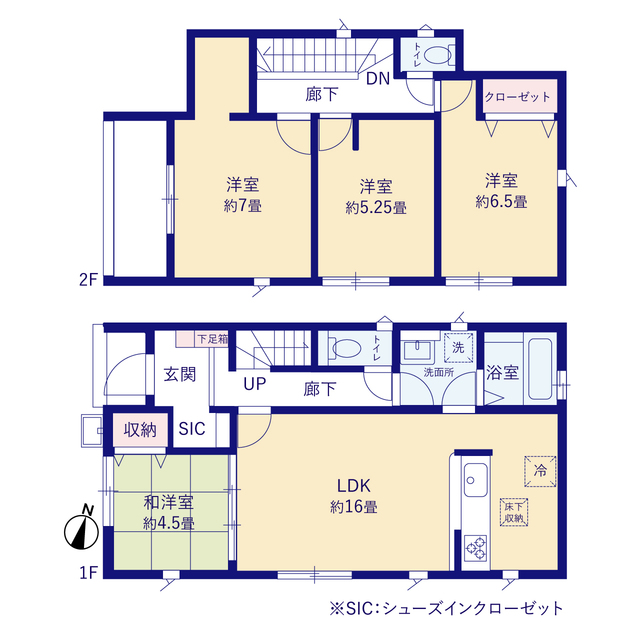 グラファーレ4281高崎市正観寺町４棟の見取り図