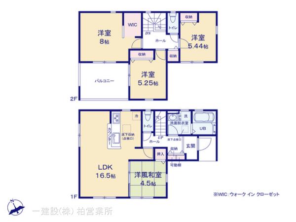 リーブルガーデン市川市若宮２丁目の見取り図