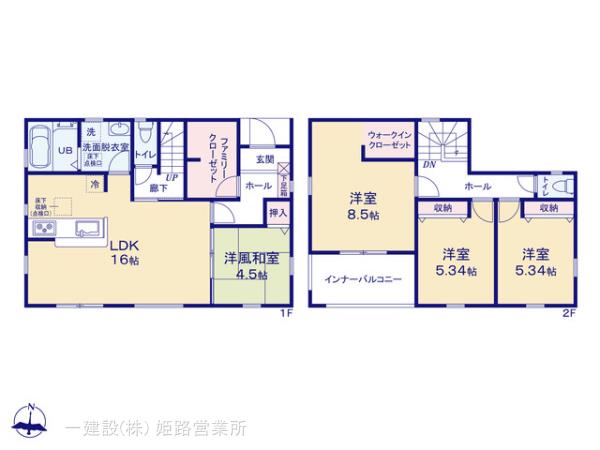 リーブルガーデンたつの市龍野町末政5期の見取り図