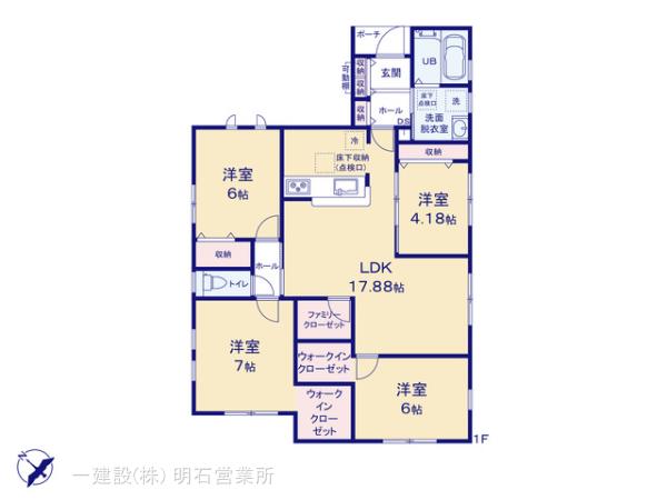 リーブルガーデン三木市緑が丘町西の見取り図