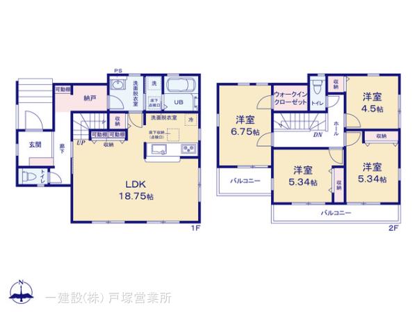 リーブルガーデン青葉区すみよし台の見取り図