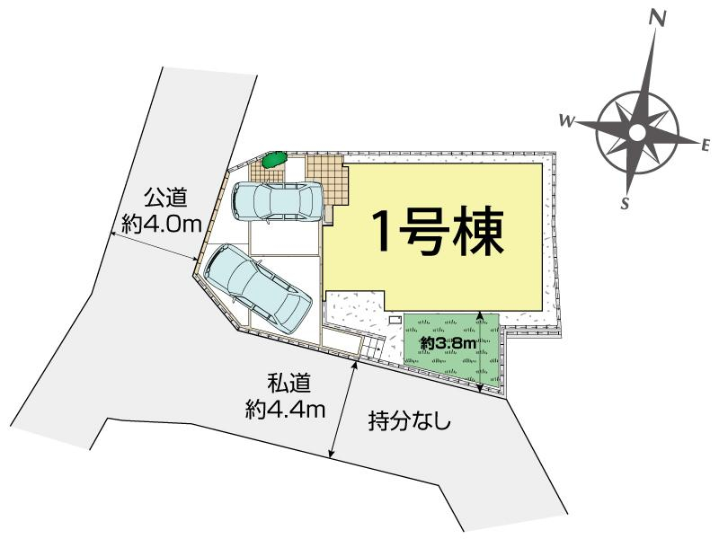 ブルーミングガーデン茅ヶ崎市香川３丁目１棟の見取り図