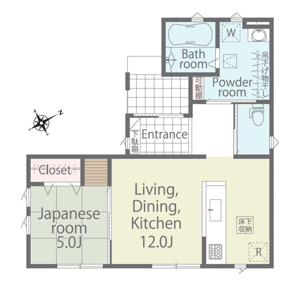 リナージュ南城佐敷兼久　第１期の見取り図