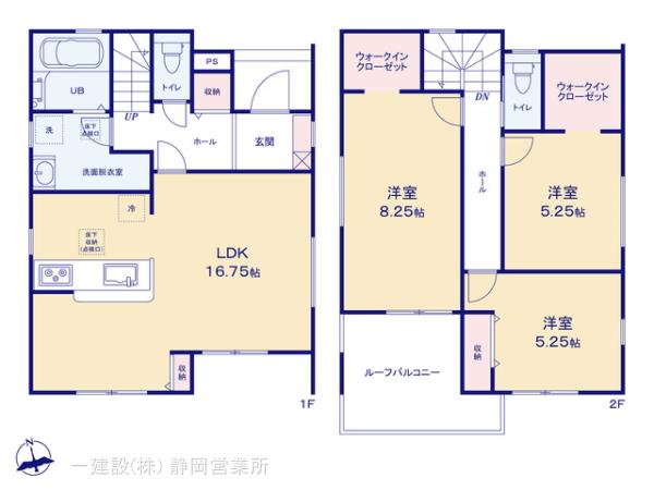 リーブルガーデン藤枝市音羽町３丁目の見取り図