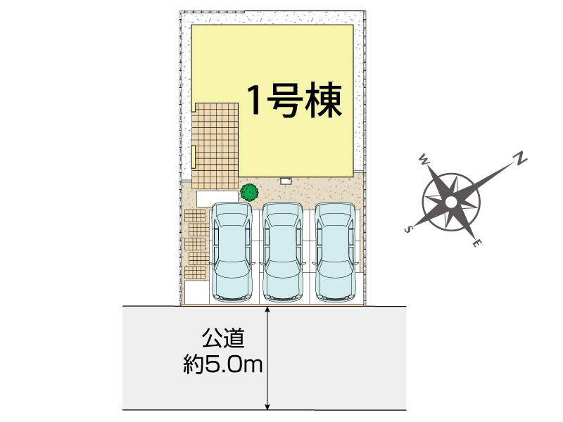 ブルーミングガーデンうるま市高江洲１棟の見取り図