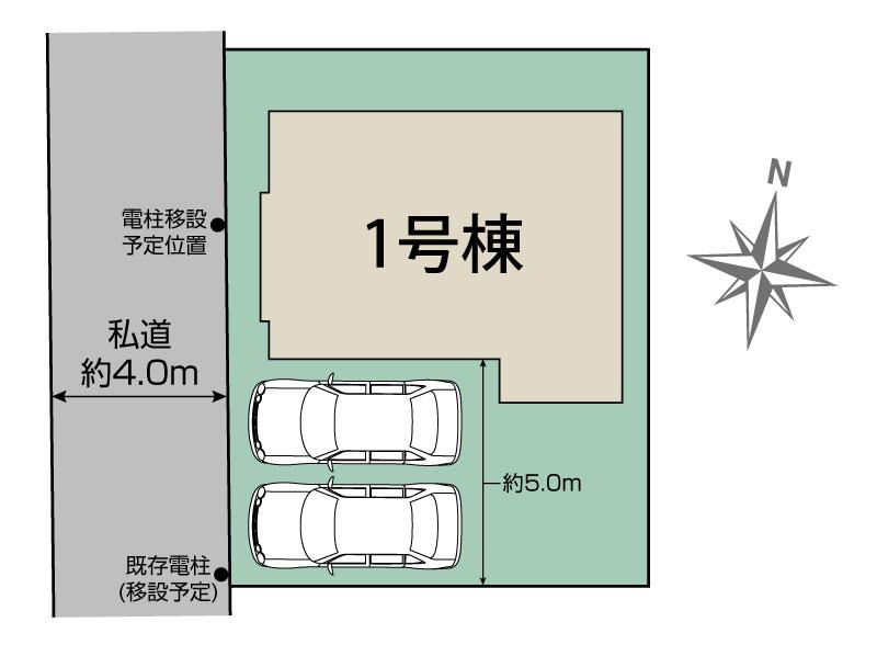 ブルーミングガーデン西東京市北町５丁目１棟の見取り図