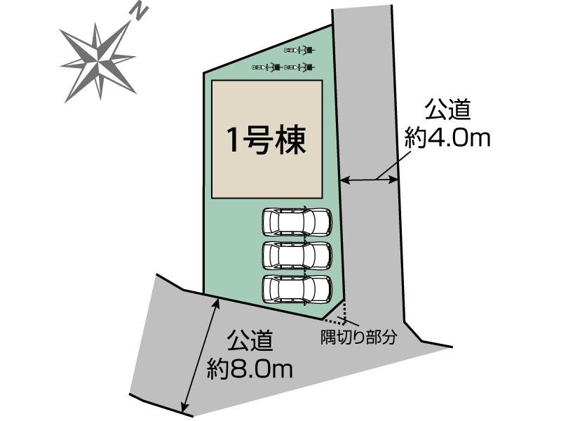 ブルーミングガーデン久喜市本町５丁目１棟の見取り図