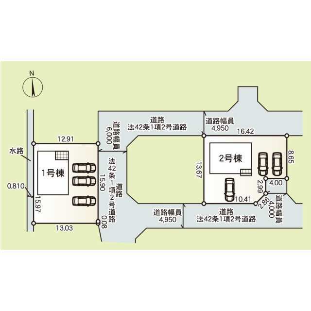 クレイドルガーデン三木町井戸 第1の見取り図