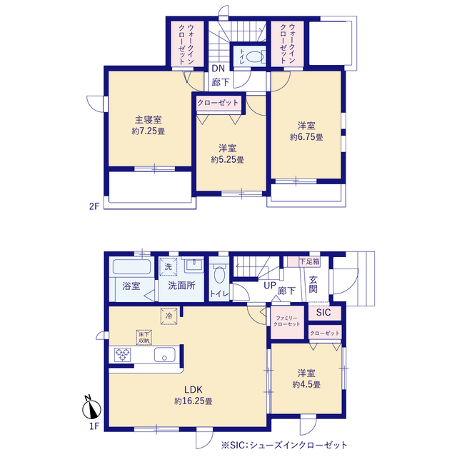 グラファーレ4295枚方市高野道２期１棟の見取り図